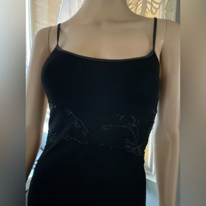 Bebe Moda Black Slip Party Dress . Size Small Petite